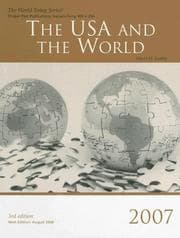 Tapa de The USA And The World 2007
