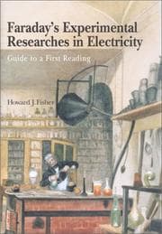 Tapa de Faraday's Experimental Researches in Electricity