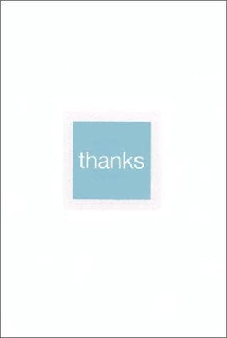 Tapa de Thanks