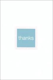 Tapa de Thanks