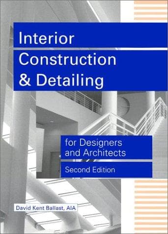 Tapa de Interior construction & detailing for designers and architects