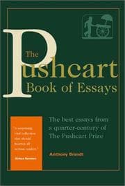 Tapa de The Pushcart book of essays