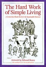 Tapa de The hard work of simple living