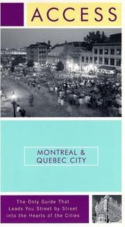 Tapa de Access Montreal & Quebec City 3e (Access Montreal and Quebec City)