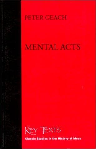 Tapa de Mental acts