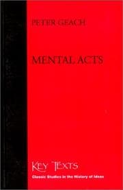 Tapa de Mental acts
