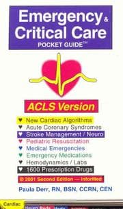 Tapa de Emergency & Critical Care Pocket Guide, ACLS Version