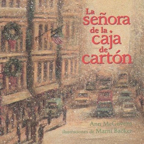 Tapa de La senora de la caja de carton