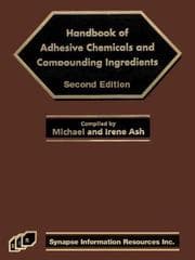 Tapa de Handbook of Adhesive Chemical and Compounding Ingredients, Second Edition