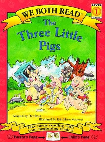 Tapa de The three little pigs