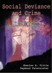 Tapa de Social deviance and crime