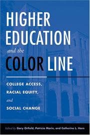 Tapa de Higher education and the color line