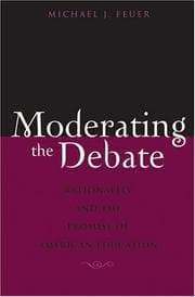 Tapa de Moderating the Debate