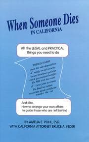 Tapa de When someone dies in California