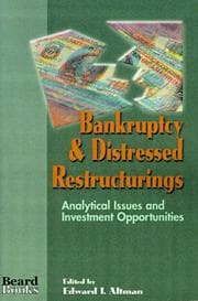 Tapa de Bankruptcy & distressed restructurings