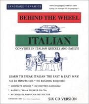 Tapa de Behind the Wheel Italian (6 CD Course) (Behind the Wheel)