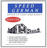 Tapa de Speed German (4 One-Hour CDs)