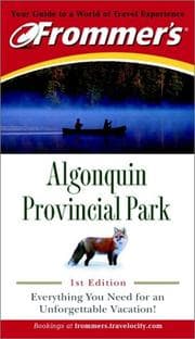 Tapa de Frommer's Algonquin Provincial Park