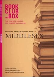 Tapa de Bookclub-in-a-Box Discusses Middlesex, the Novel by Jeffrey Eugenides (Bookclub in a Box Discusses)