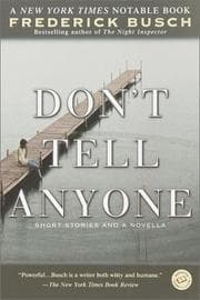 Tapa de Don't tell anyone