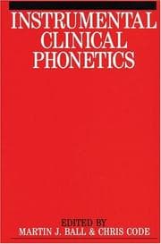 Tapa de Instrumental Clinical Phonetics (Exc Business And Economy (Whurr))