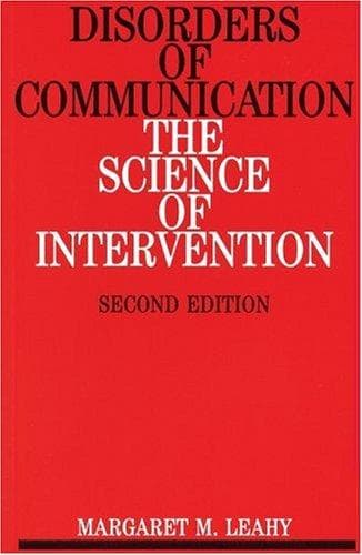 Tapa de Disorders of Communication