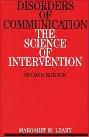 Tapa de Disorders of Communication