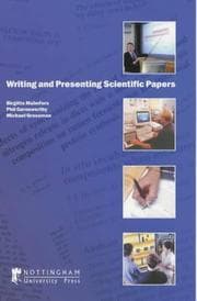 Tapa de Writing and Presenting Scientific Papers