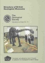 Tapa de Directory of British Geological Museums (Geological Society Miscellaneous Papers) (Geological Society Miscellaneous Papers)