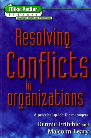 Tapa de Resolving conflicts in organizations