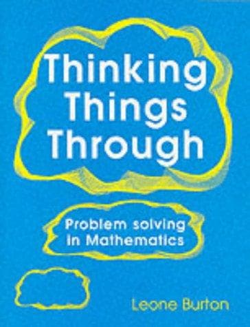 Tapa de Thinking Things Through (Primary Matters Series)