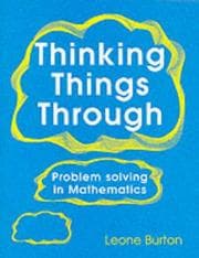 Tapa de Thinking Things Through (Primary Matters Series)