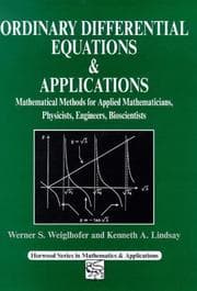 Tapa de Ordinary differential equations and applications