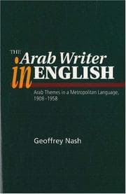 Tapa de The Arab writer in English