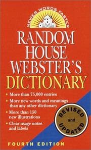 Tapa de Random House Webster's Dictionary
