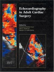 Tapa de Echocardiography in adult cardiac surgery