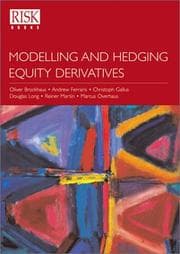 Tapa de Modelling and hedging equity derivatives