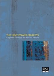 Tapa de The New Power Markets Corporate Strategies for Risk & Reward