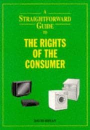 Tapa de Straightforward Guide to the Rights of the Consumer