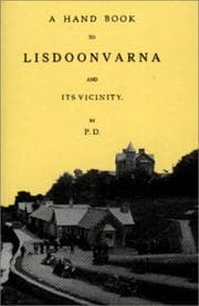 Tapa de A hand book to Lisdoonvarna and its vicinity, with map and woodcuts