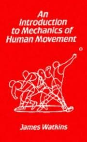 Tapa de An Introduction to the Mechanics of Human Movement