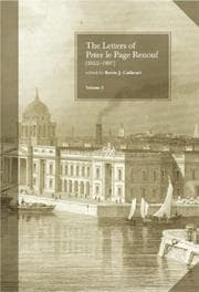Tapa de The letters of Peter le Page Renouf (1822-97)