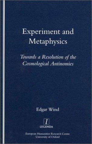 Tapa de Experiment and metaphysics