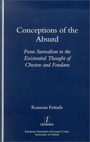 Tapa de Conceptions of the Absurd