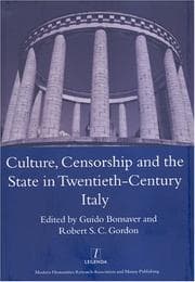 Tapa de Culture, censorship and the state in twentieth-century Italy