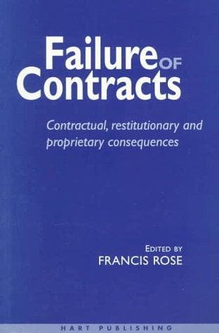 Tapa de Failure of contracts