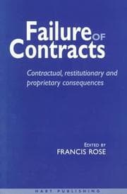 Tapa de Failure of contracts