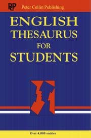 Tapa de English Thesaurus for Students
