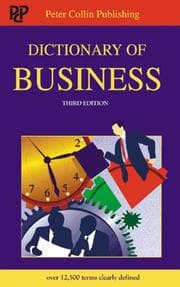 Tapa de Dictionary of business