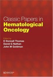 Tapa de Classic papers in hematological oncology